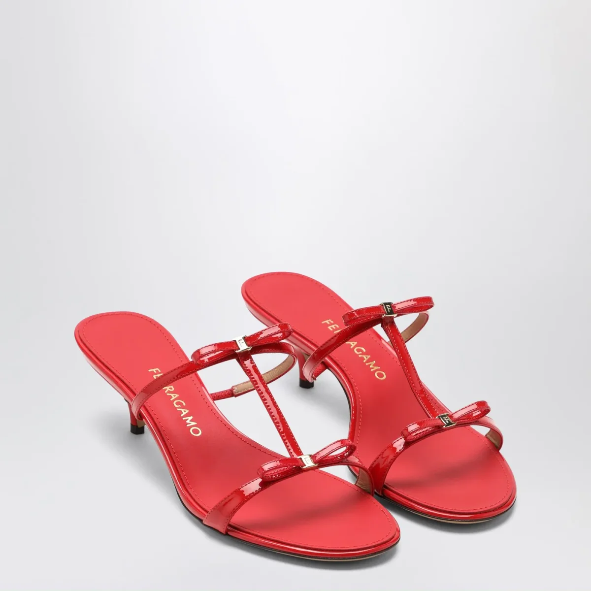 Sandali Mini Bow rosso fiamma - Image 3