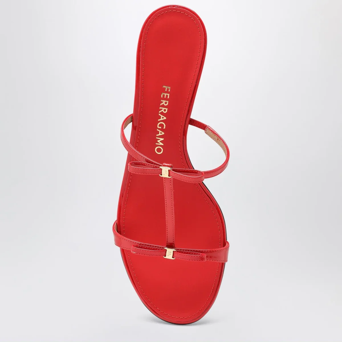 Sandali Mini Bow rosso fiamma - Image 4