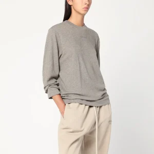 Maglia grigia in misto cotone