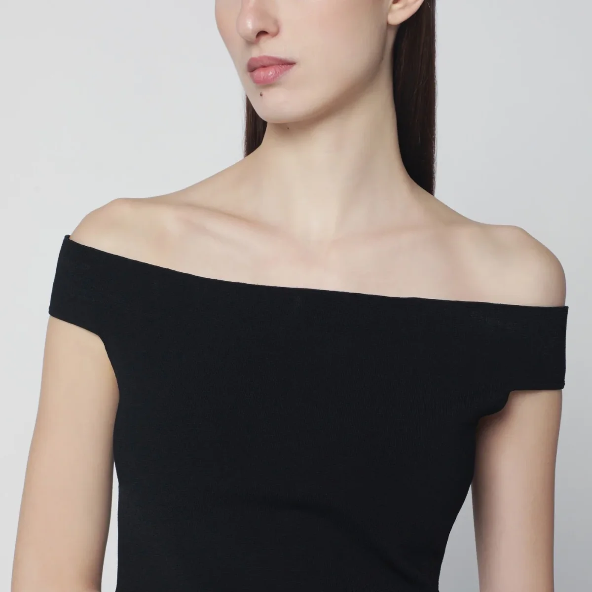 Top nero in misto rayon – Image 5