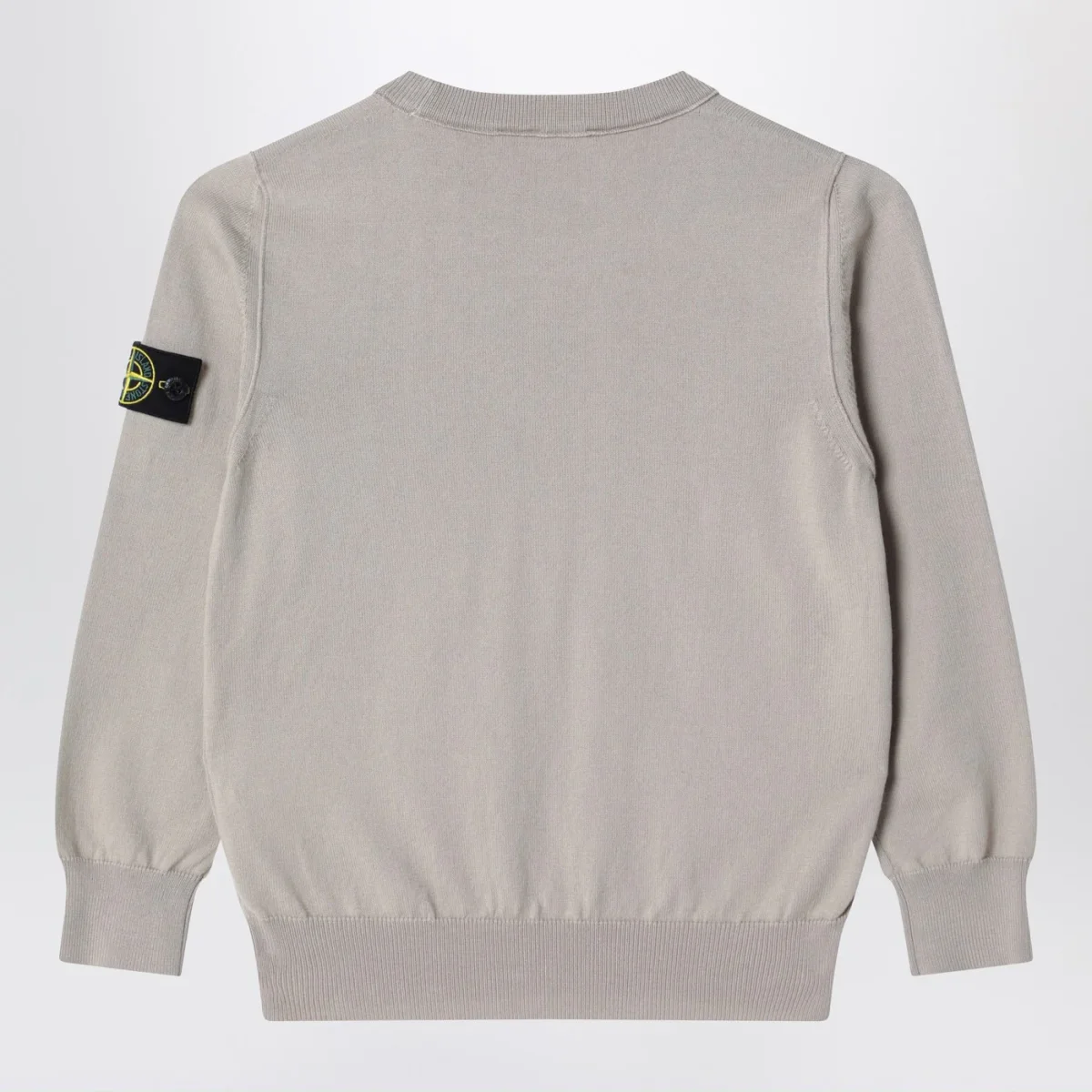 Maglia grigio tortora in cotone - Image 3