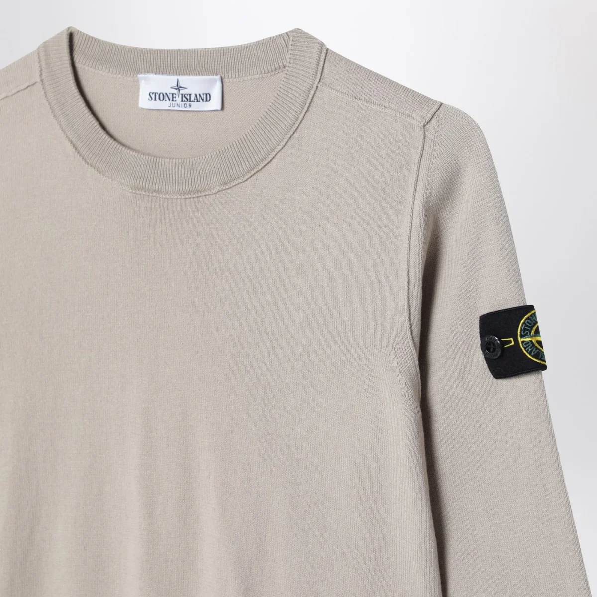 Maglia grigio tortora in cotone - Image 4