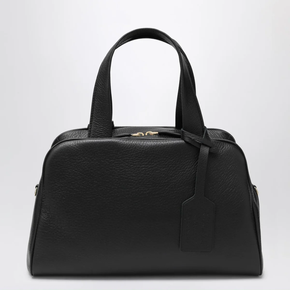 Bauletto large nero in pelle – Image 5