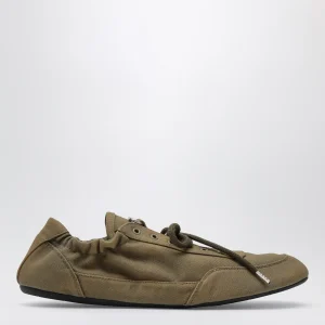 Sneakers Collapse in canvas verde militare