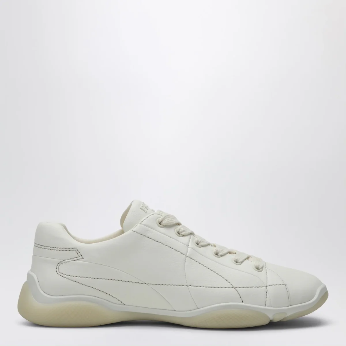 Sneakers avorio in nappa – Image 2