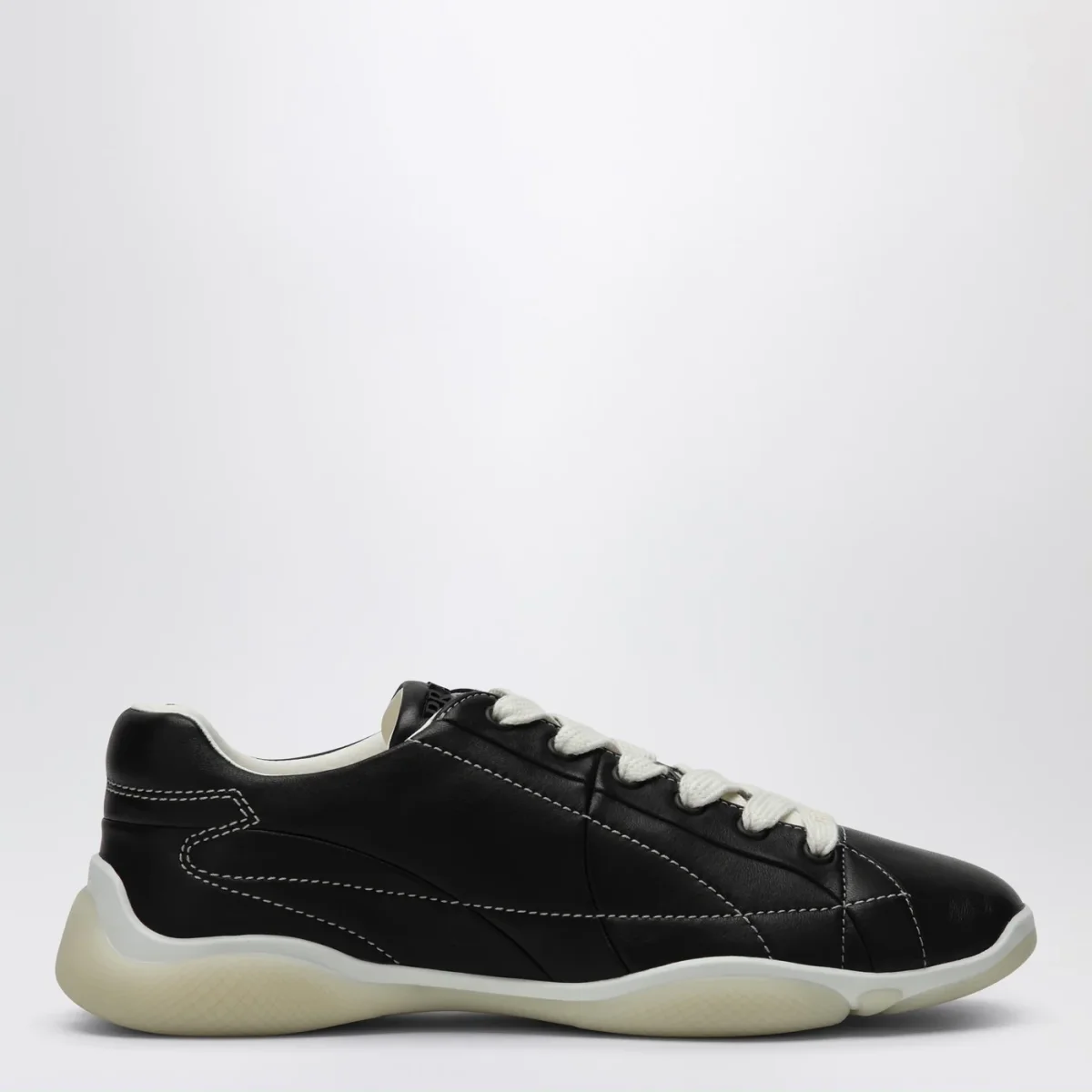 Sneakers nera in nappa