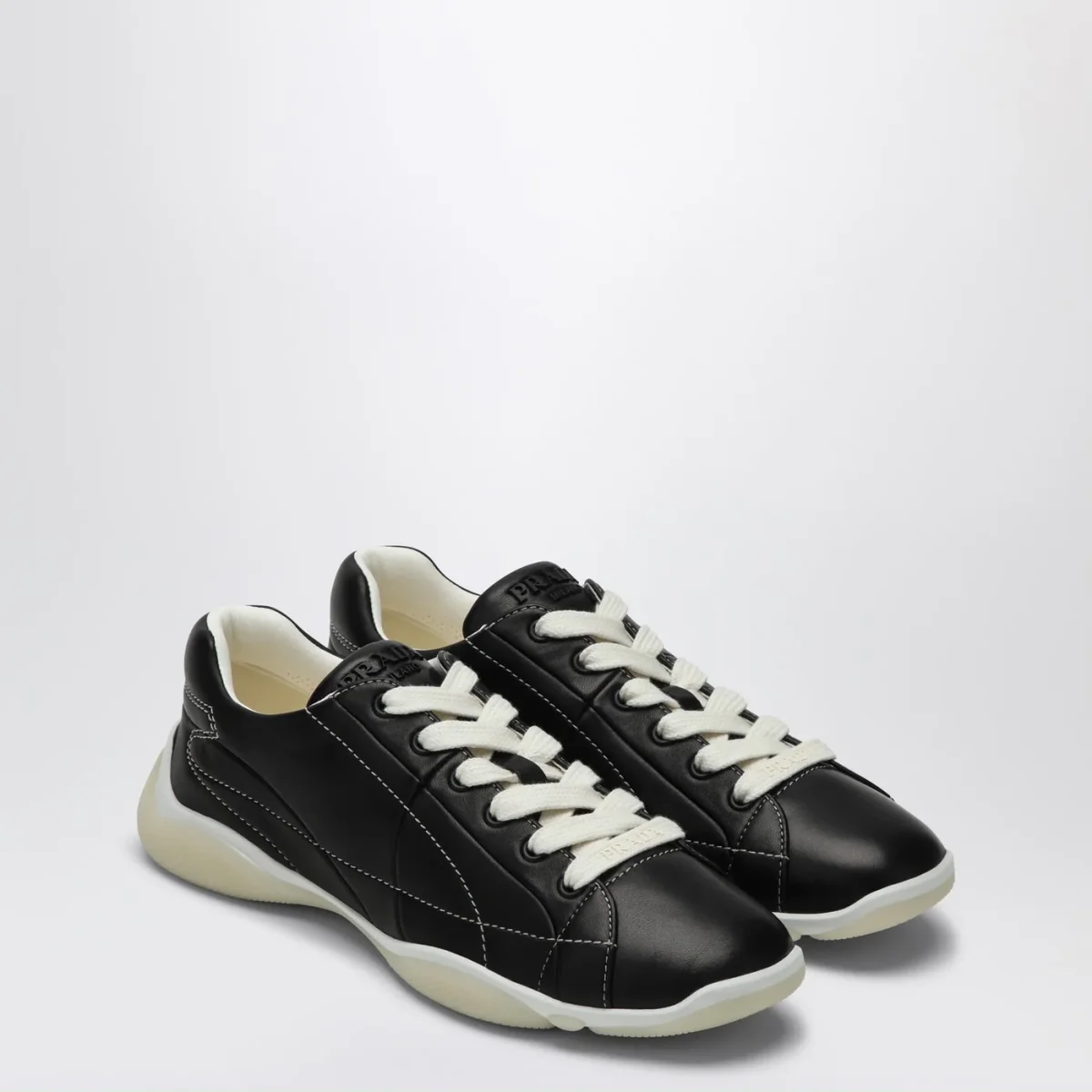 Sneakers nera in nappa – Image 3
