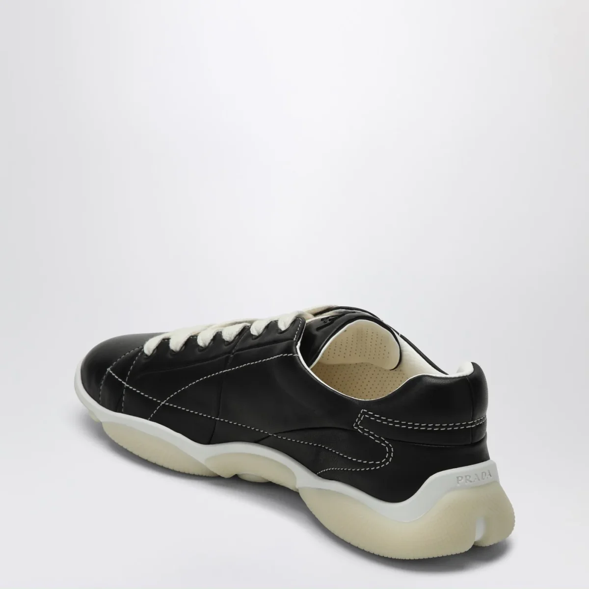 Sneakers nera in nappa – Image 5