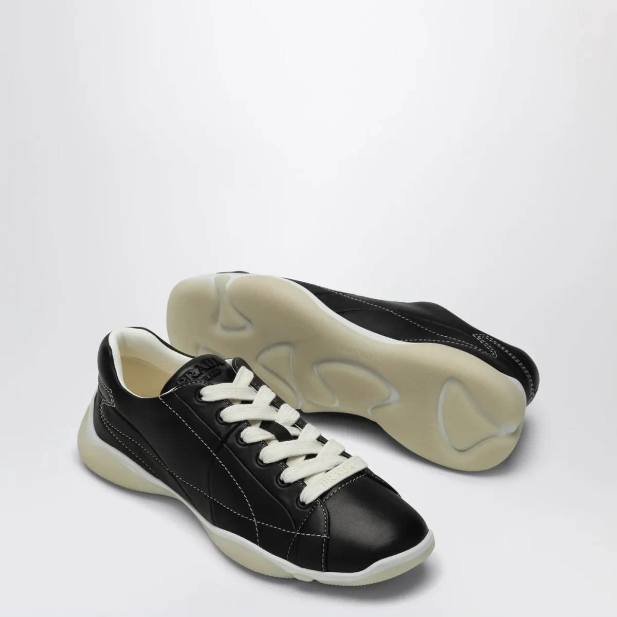 Sneakers nera in nappa – Image 6