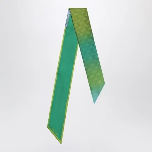 Nastro color lime in twill di seta