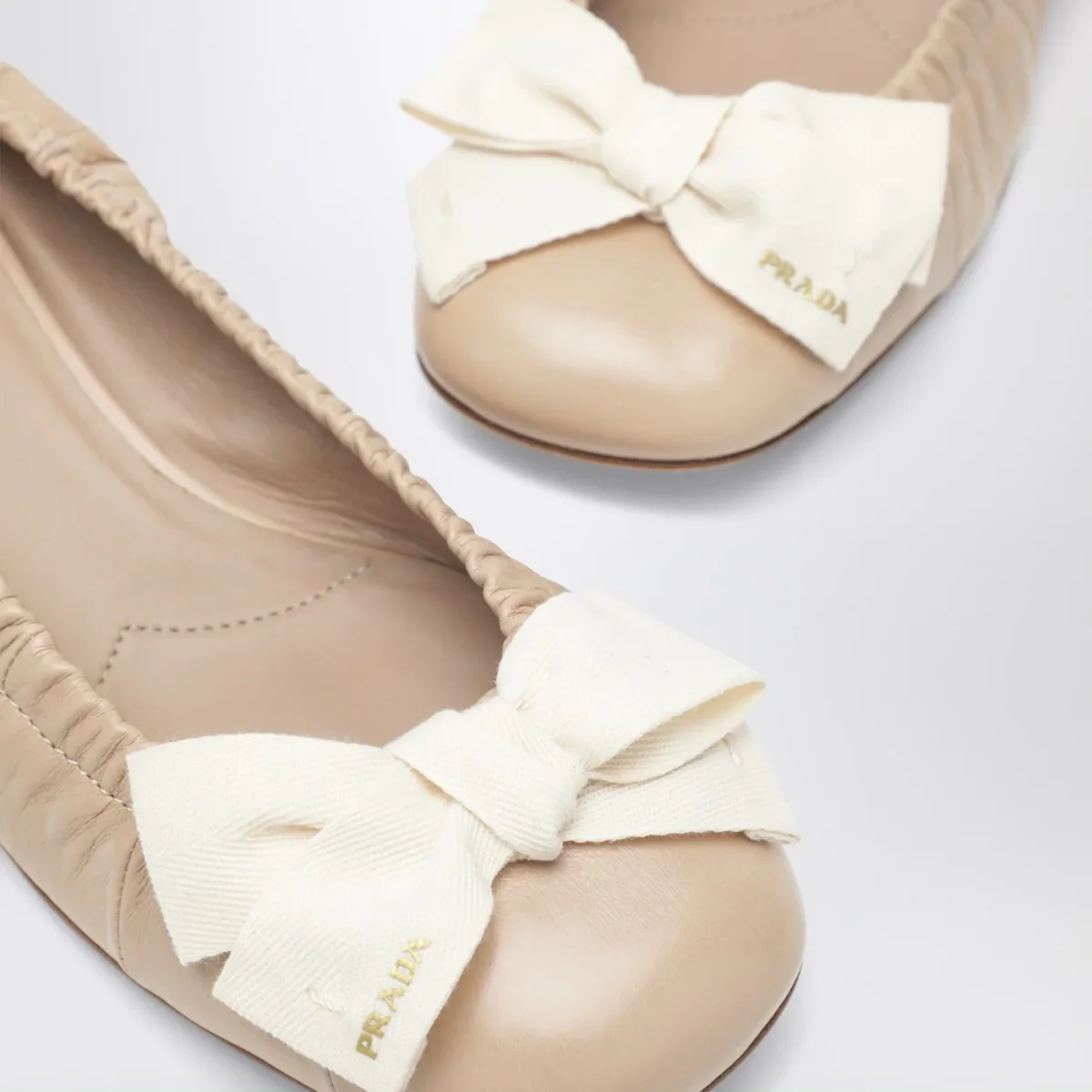 Ballerina color sabbia con maxi fiocco - Image 6