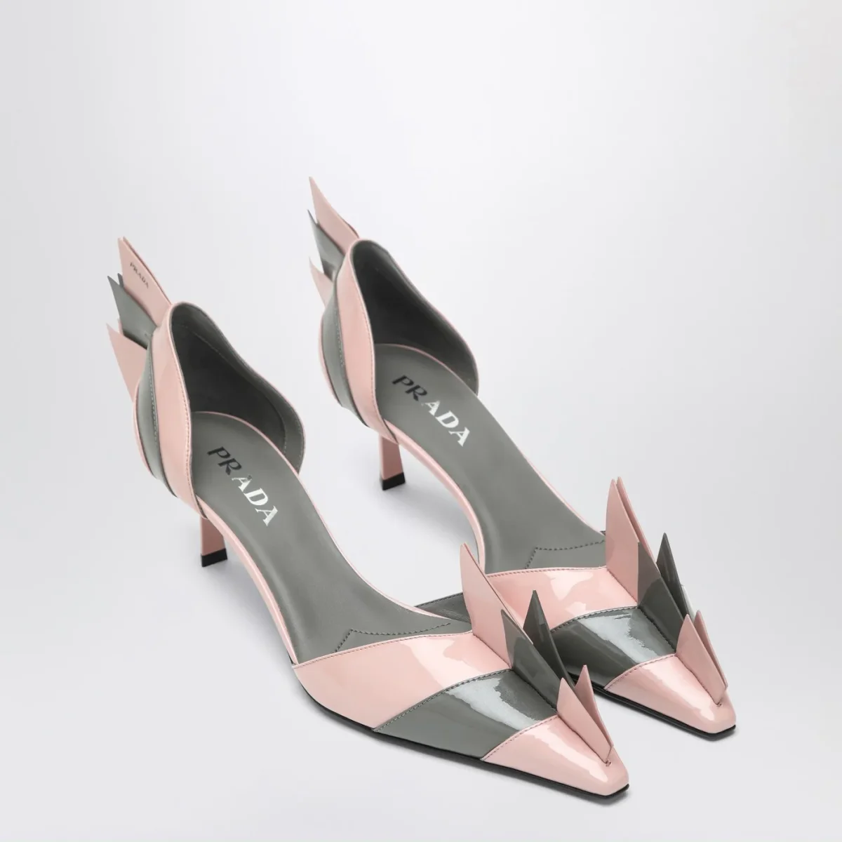 Décolleté Orchidea/Acciaio in vernice – Image 3