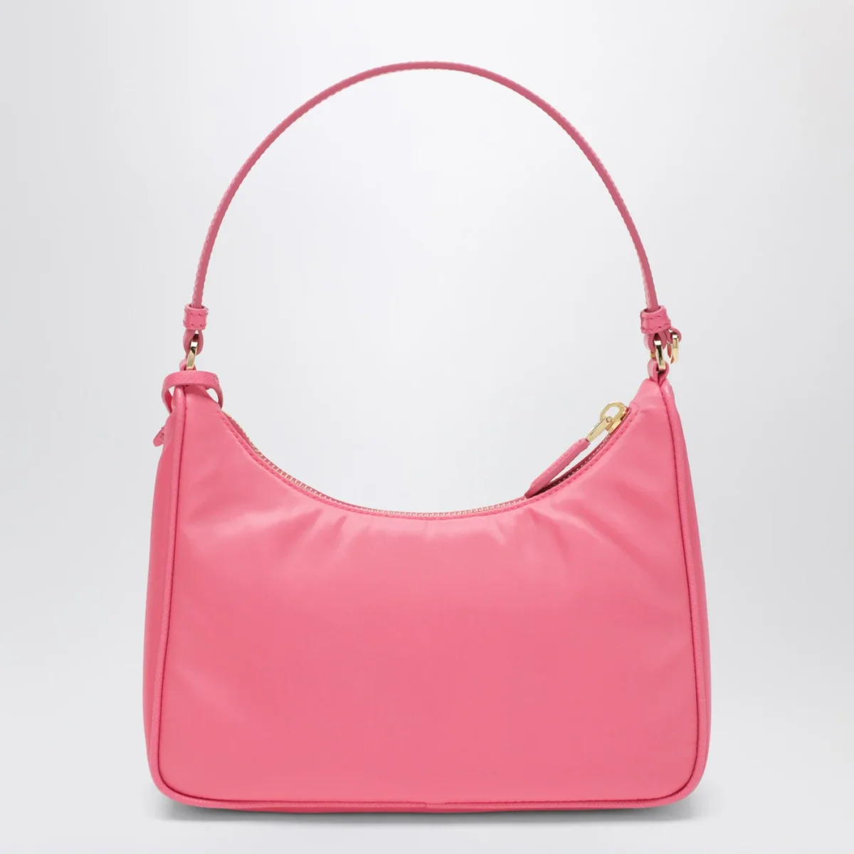 Mini borsa Re-Edition 2005 in Re-Nylon e Saffiano rosa – Image 5