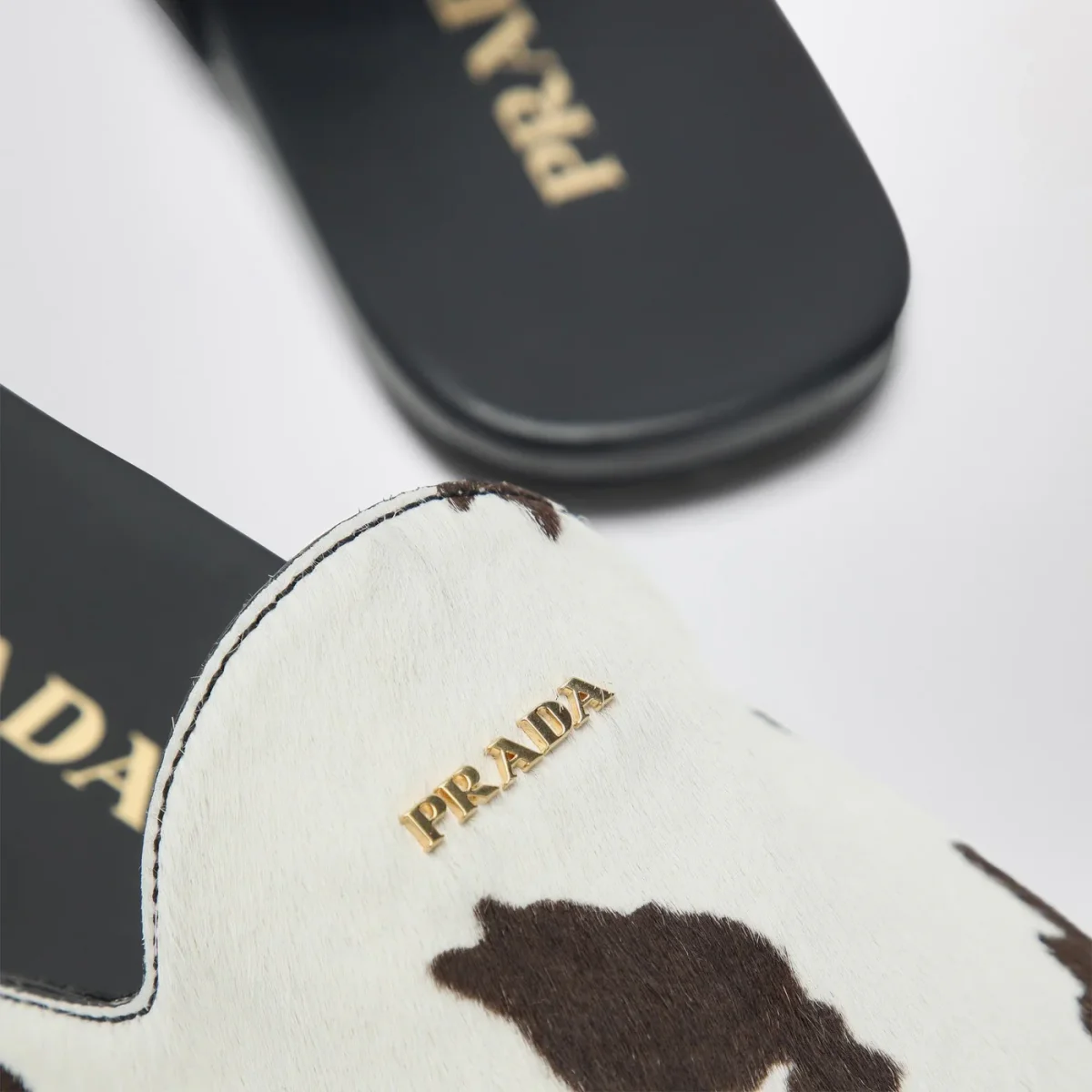 Sabot bianche/moro con stampa animalier - Image 6