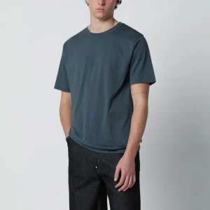 T-shirt verde petrolio in cotone