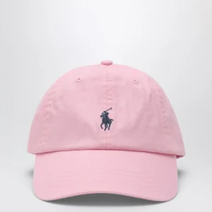 Cappello da baseball rosa con logo