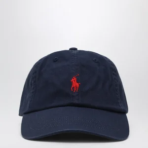 Cappello da baseball blu navy con logo