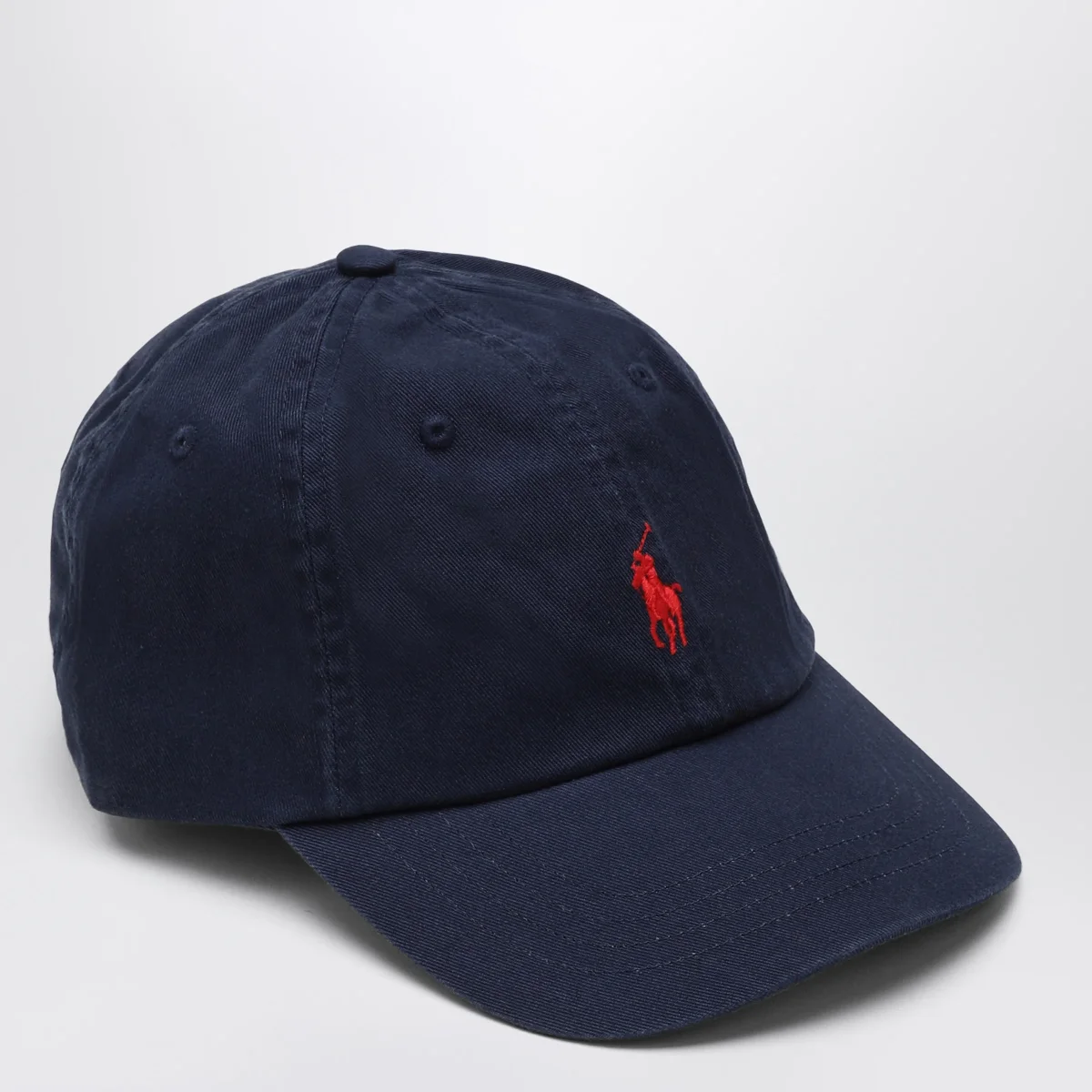 Cappello da baseball blu navy con logo – Image 3