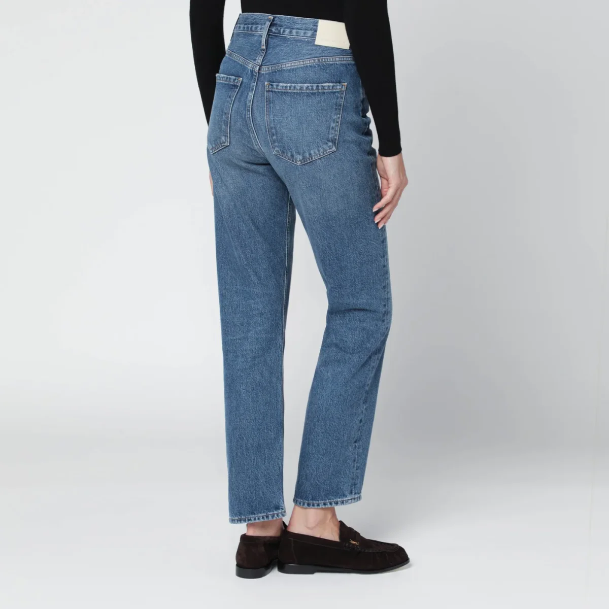 Jeans blu indaco medio Chaya – Image 5