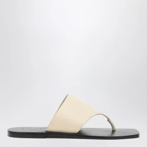 The Paton Sandals avorio in pelle
