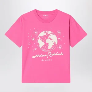 T-shirt rosa in cotone organico