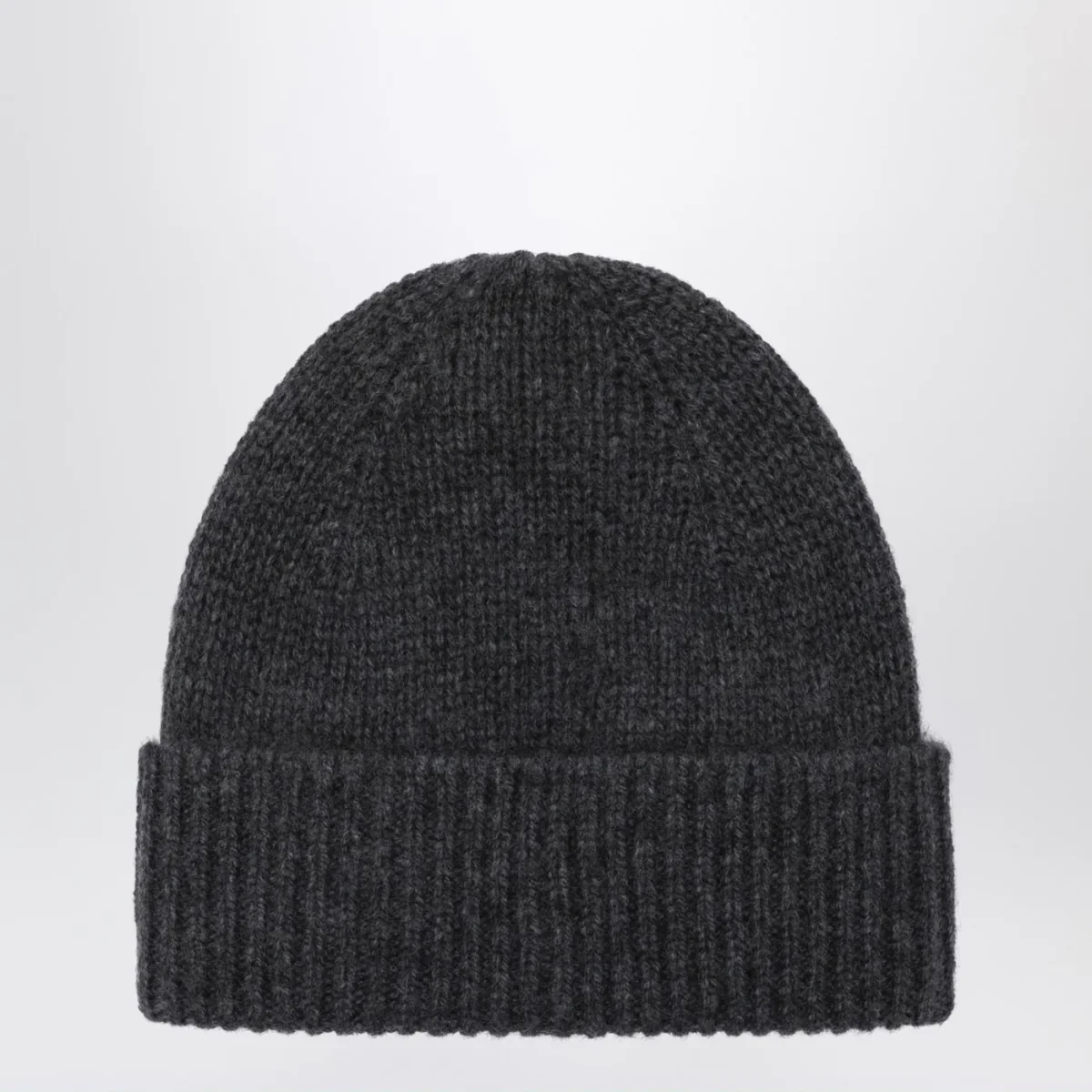 Berretto in cashmere grigio antracite - Image 3