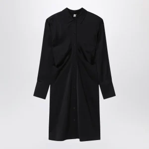 Abito chemisier nero morbido