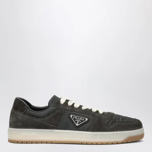 Sneakers Downtown in Re-Nylon e suede grigia