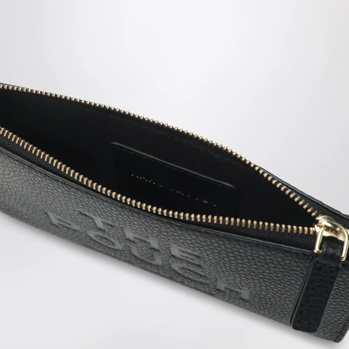 The Pouch nera in pelle martellata – Image 5