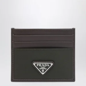 Portacarte Prada Speedrock in Re- mimetico e pelle