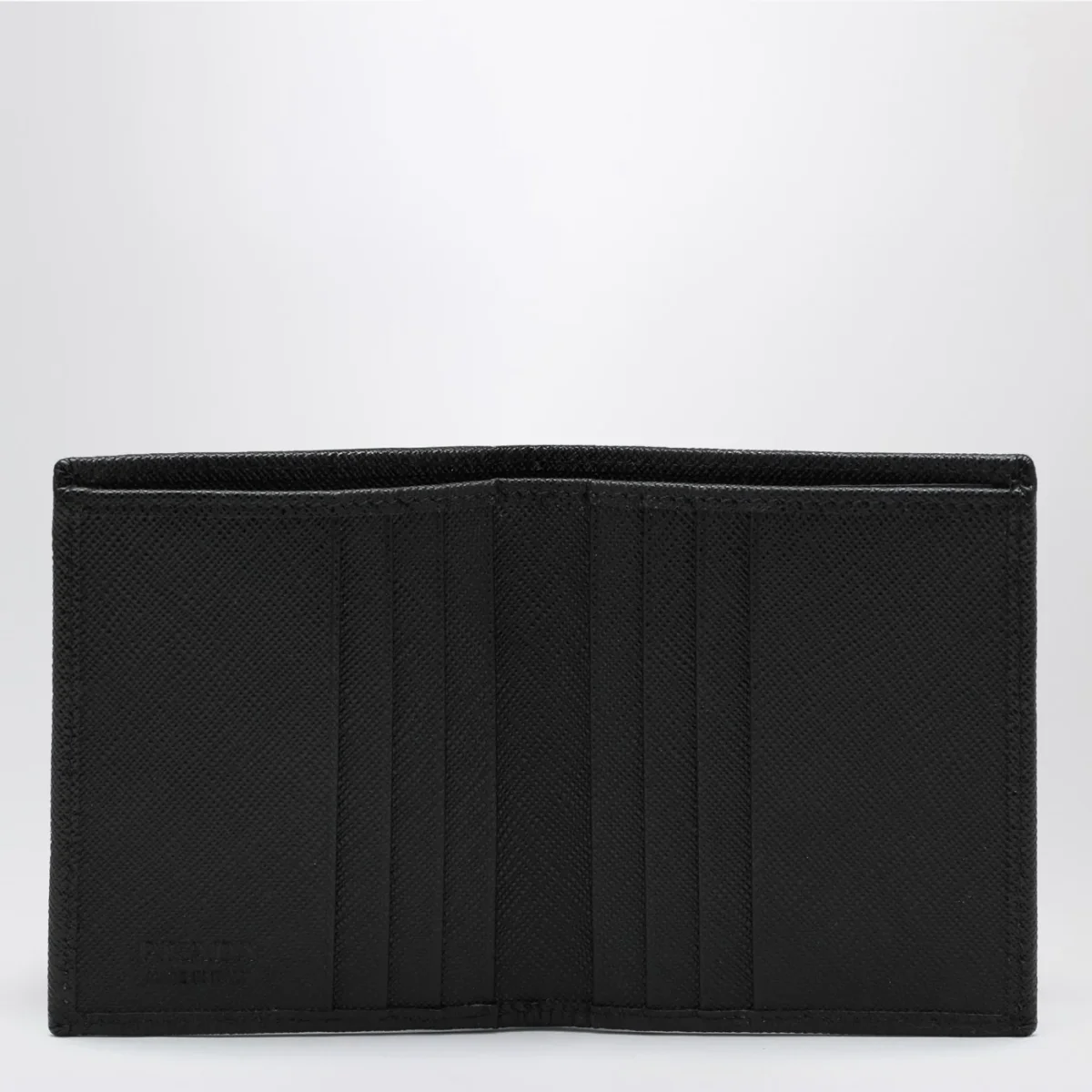 Portafoglio in Nylon e Saffiano nero – Image 4