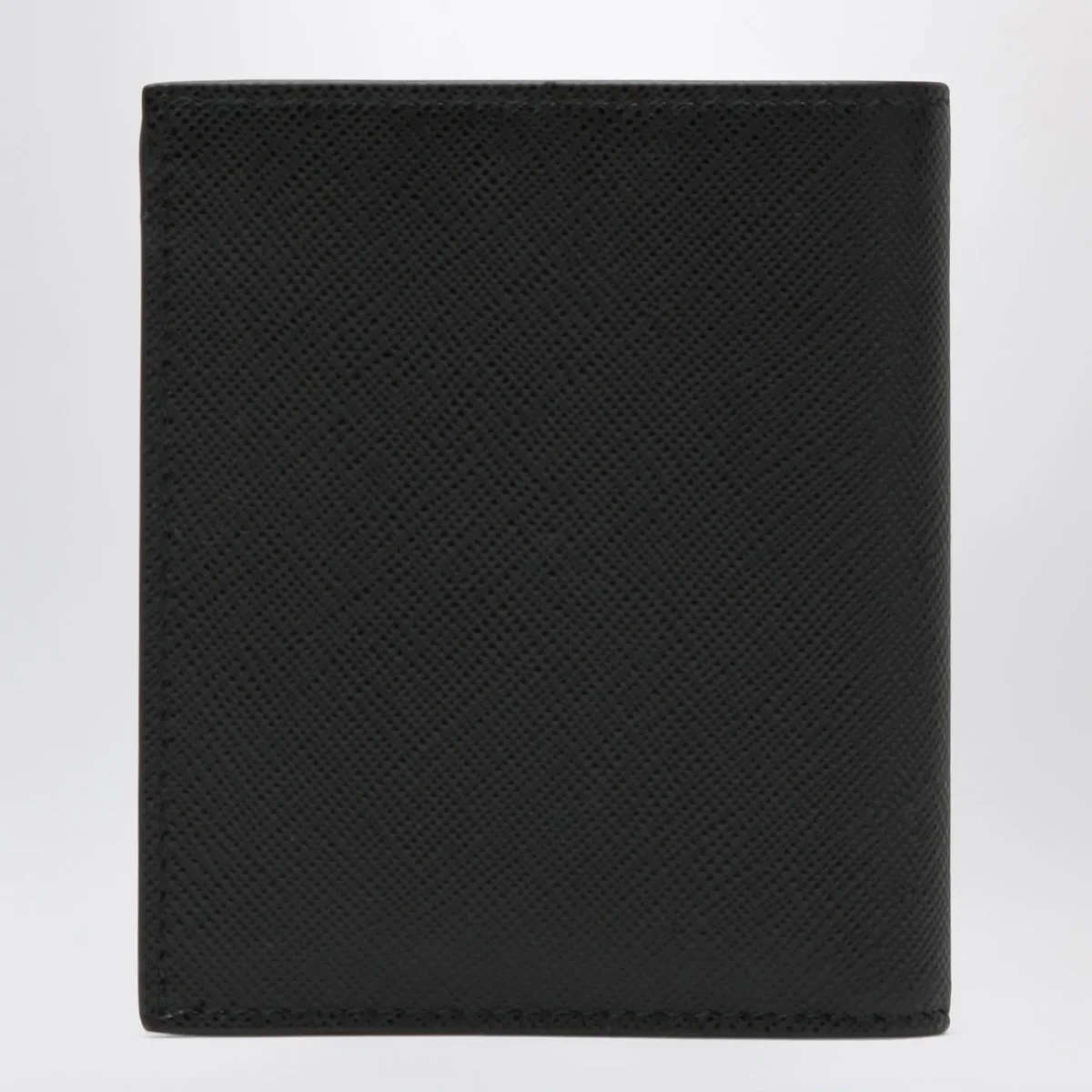 Portafoglio piccolo nero in Saffiano - Image 3