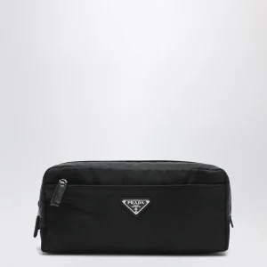 Beauty case in nylon nero