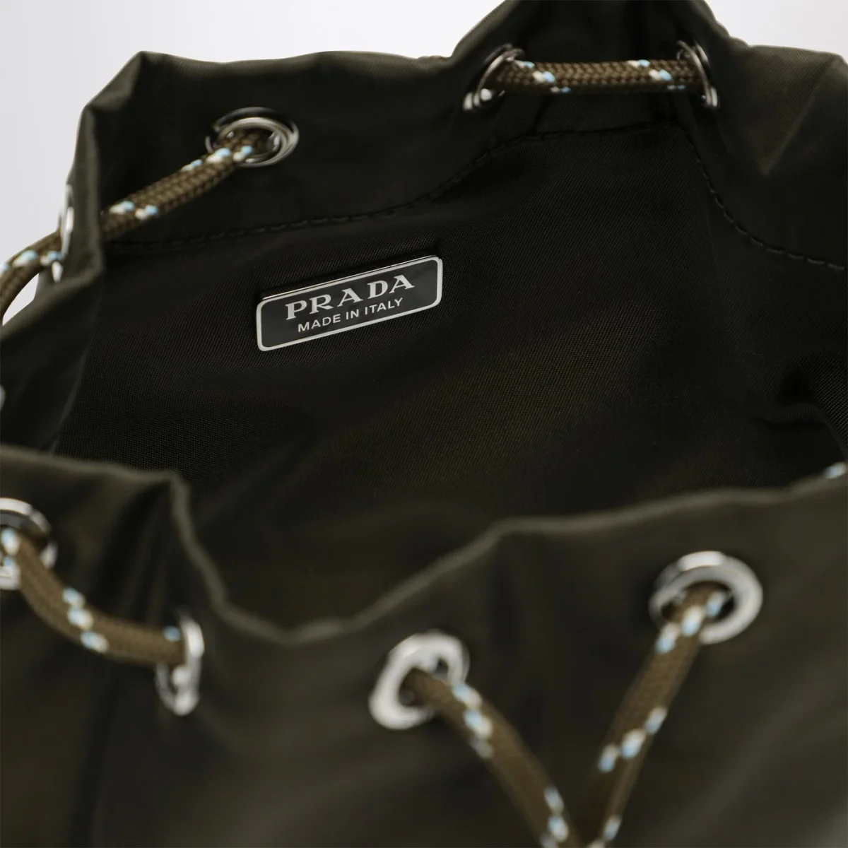 Pouch Speedrock in Re-Nylon e pelle verde mimetico - Image 6