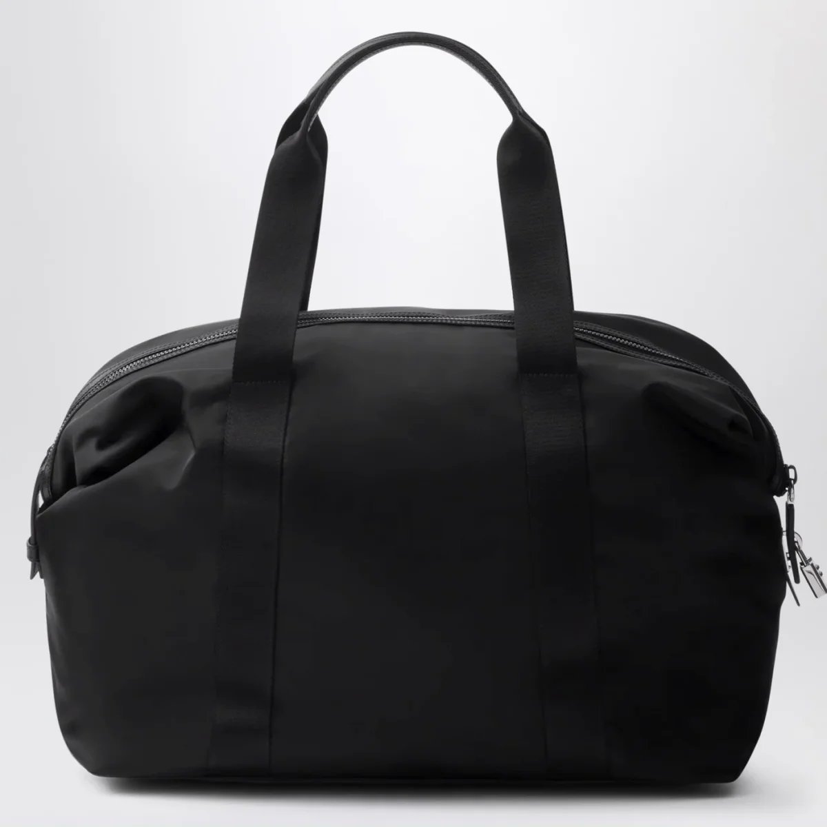 Sacca da viaggio in Re-Nylon e Saffiano nera - Image 4