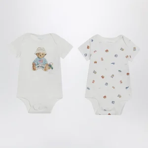 Set di due body Polo Bear in cotone