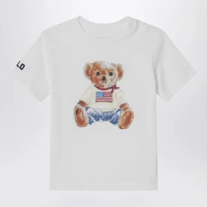 T-shirt Polo Bear bianca
