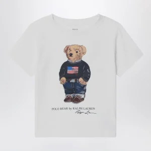 T-shirt Polo Bear bianca