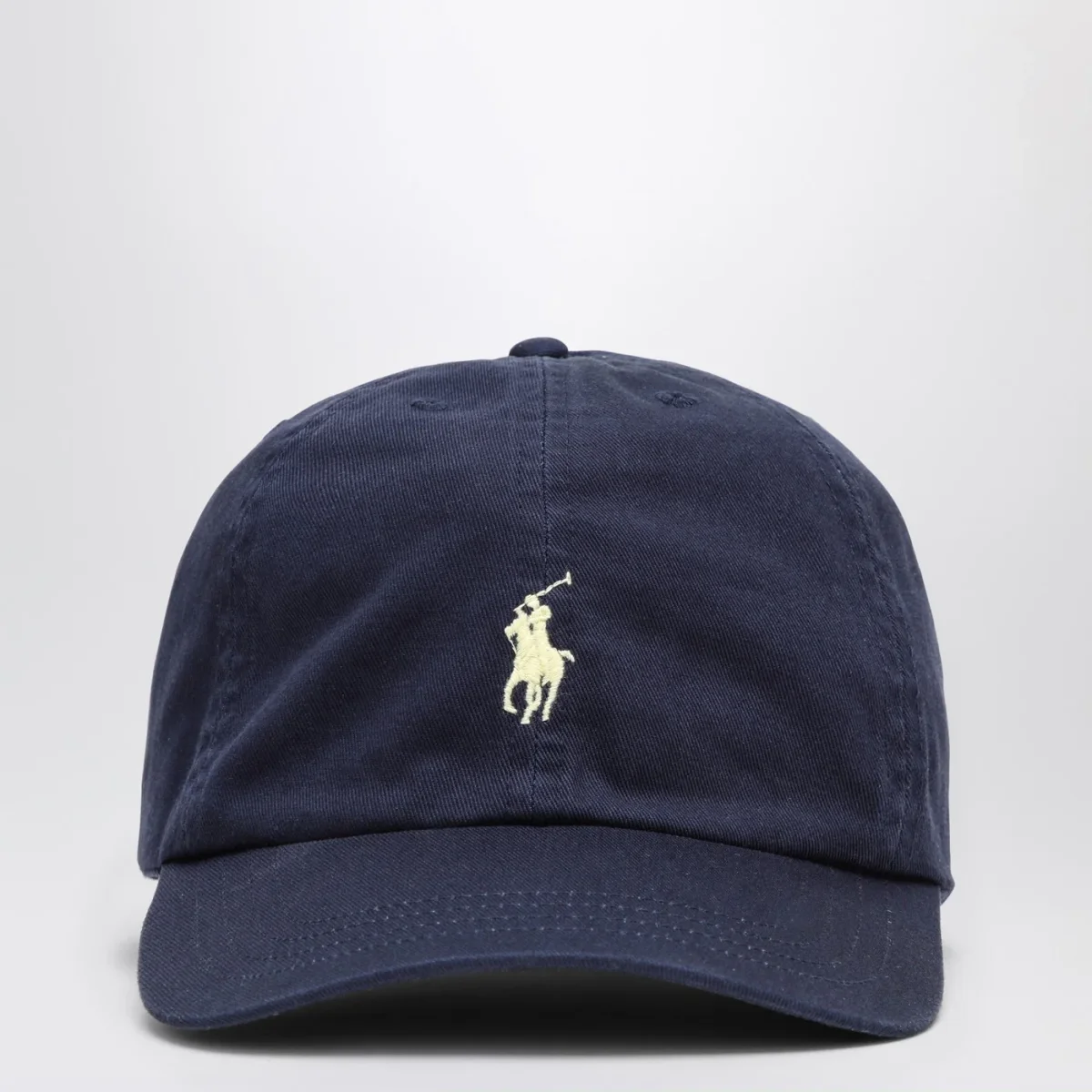 Cappello da baseball blu navy in cotone – Image 2