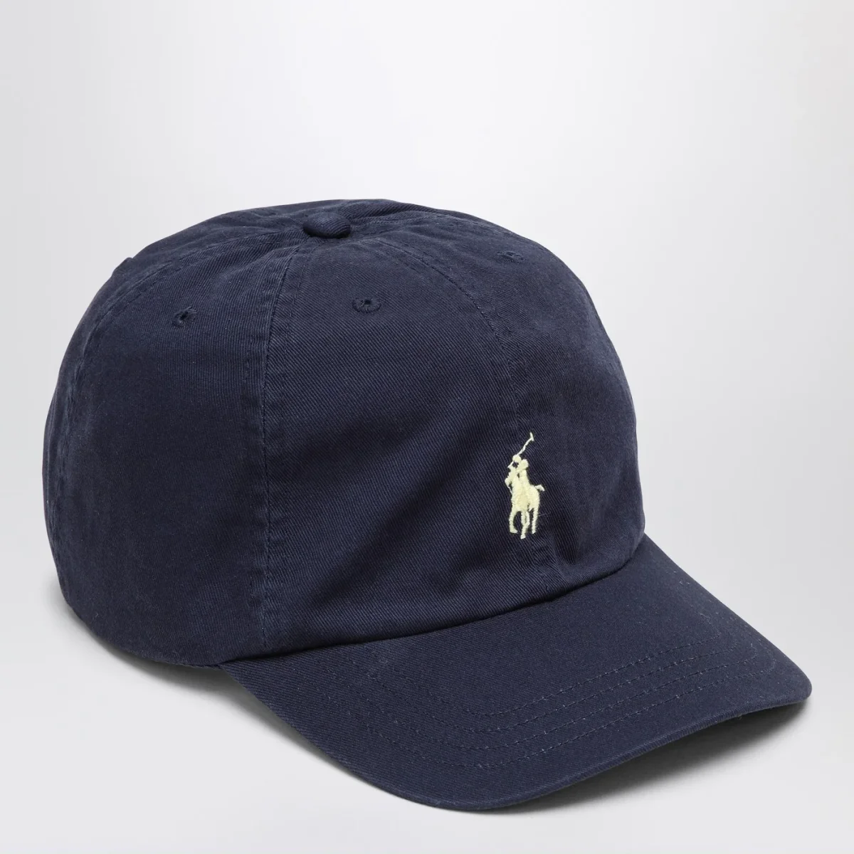 Cappello da baseball blu navy in cotone – Image 3