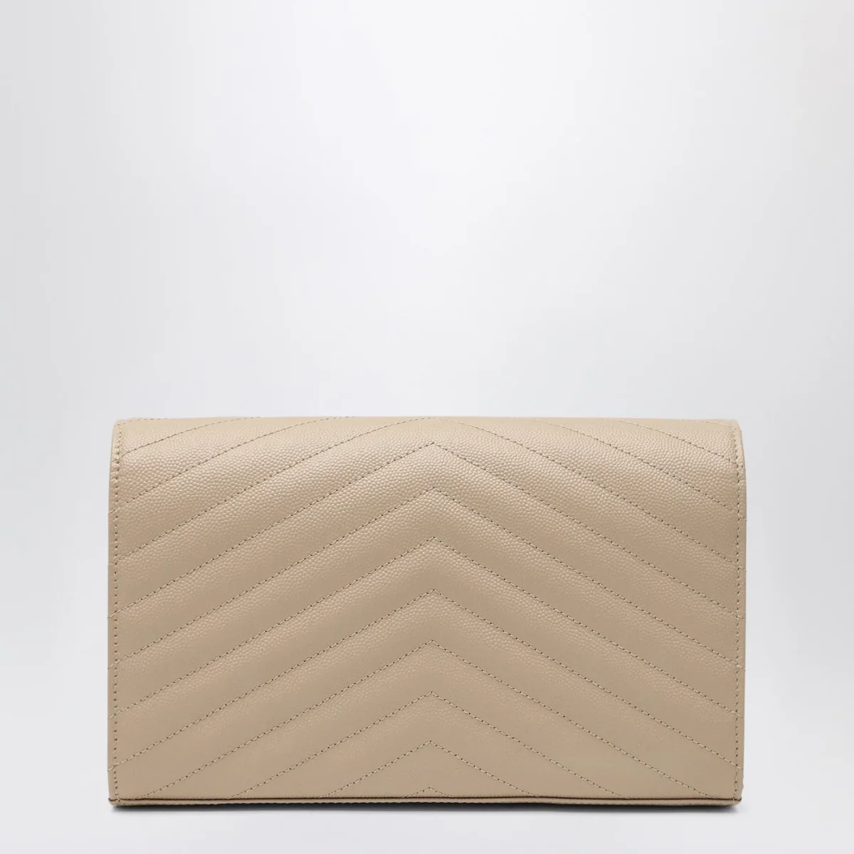 Pochette con catena Cassandre beige – Image 5