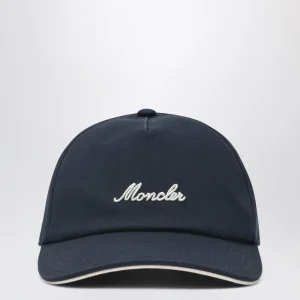 Cappello da baseball navy con ricamo logo