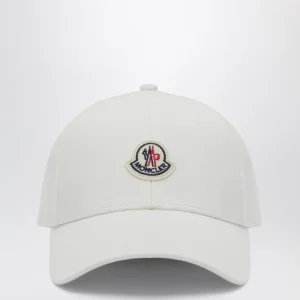 Cappello da baseball in cotone con logo applicato