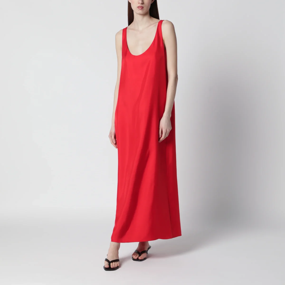 Abito in seta rosso – Image 2