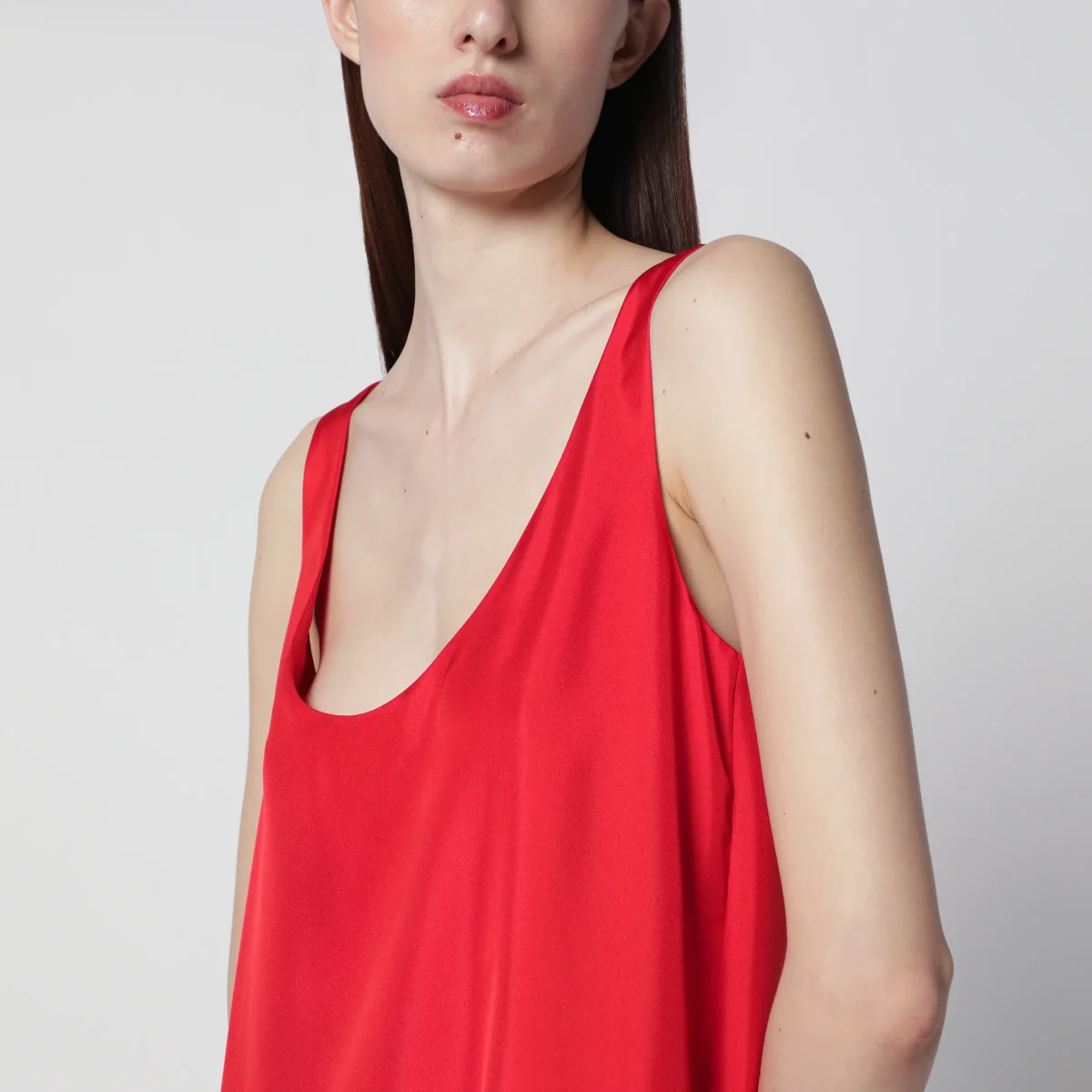 Abito in seta rosso – Image 5