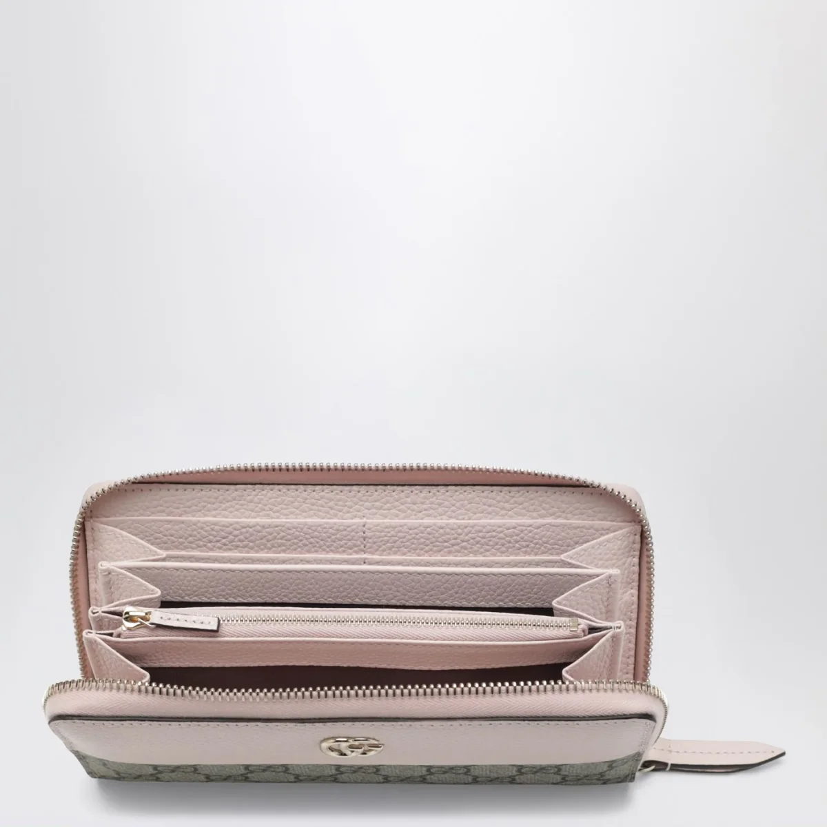 Portafoglio zip-around GG Marmont Marshmellow/senape - Image 4