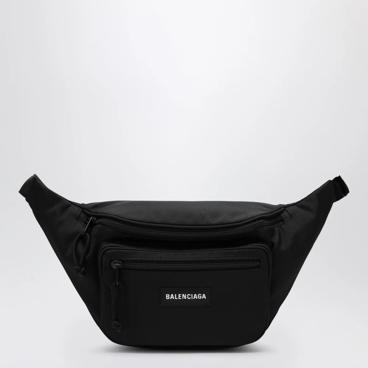Marsupio Explorer nero in nylon con logo