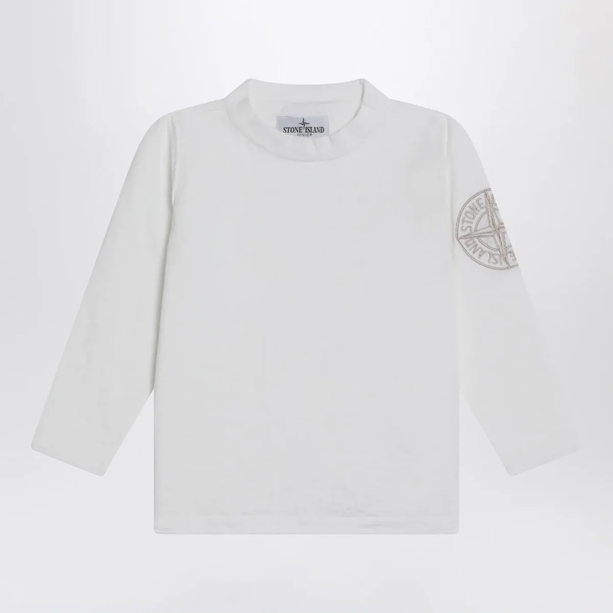 Maglia bianca in mussola di cotone – Image 2