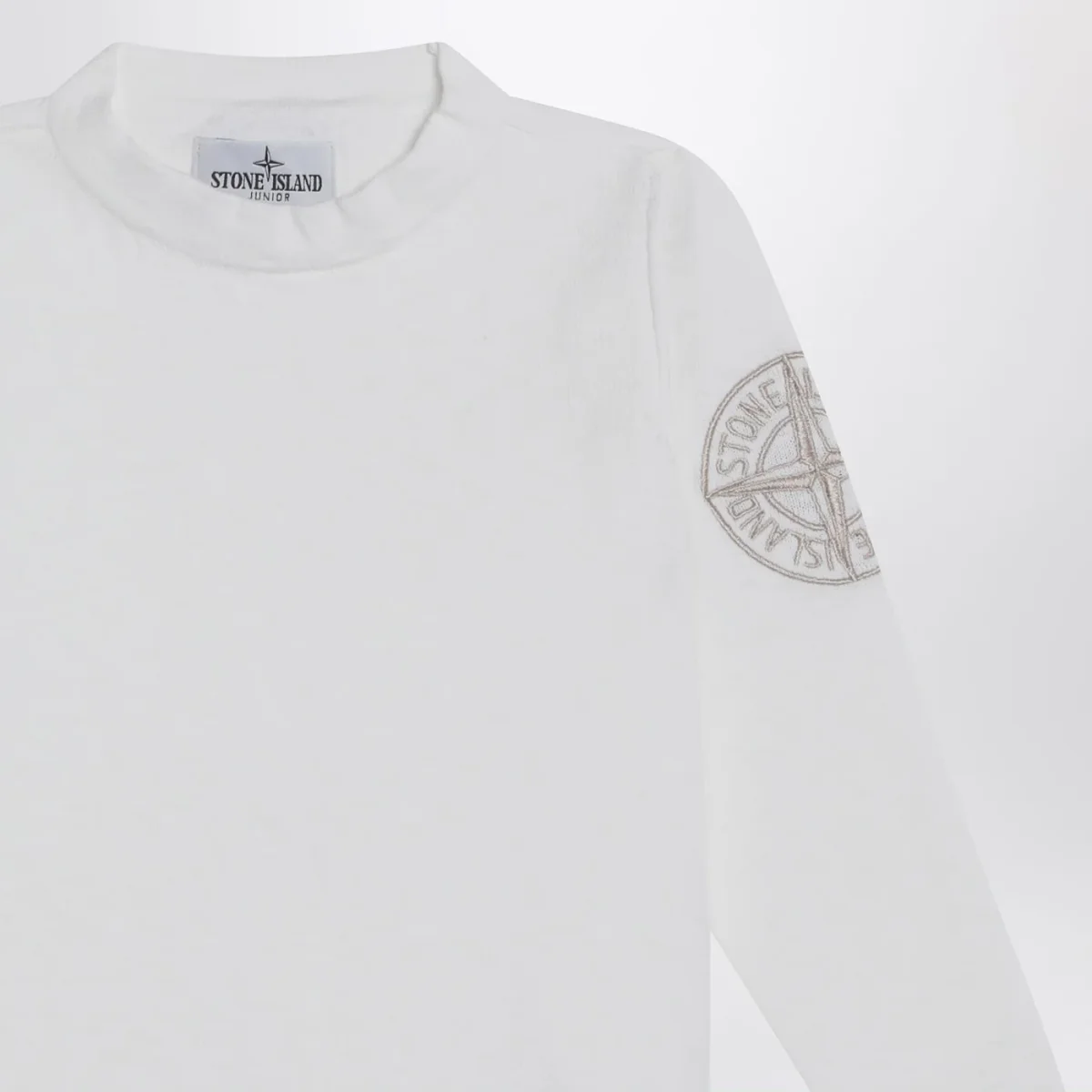 Maglia bianca in mussola di cotone – Image 4