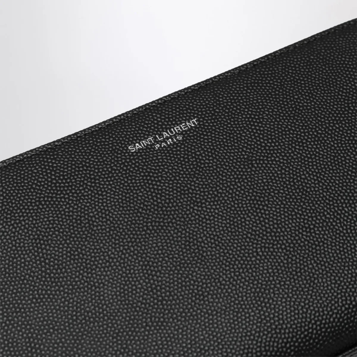 Portafoglio zip around nero in pelle - Image 5